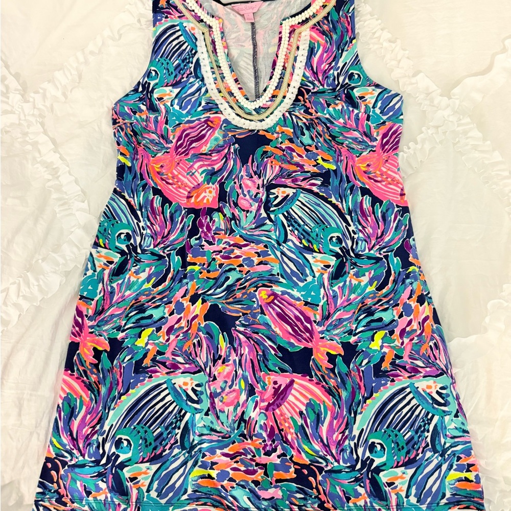 Lilly Pulitzer Multicolor Tropical Print Dress